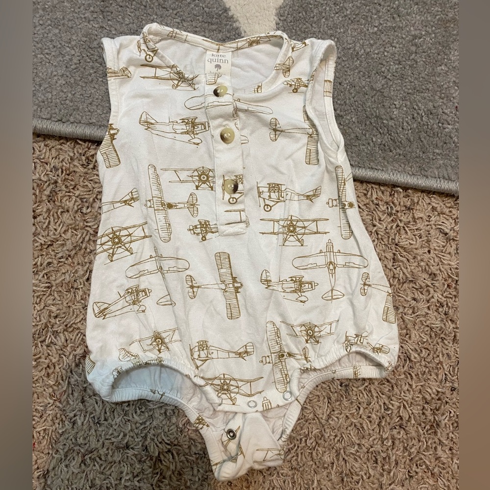 Kate Quinn Airplane Onesie